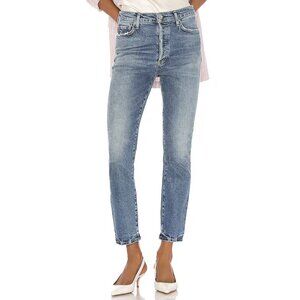 CITIZENS OF HUMANITY Olivia High Rise Slim Ankle Denim Jeans in Moments Size 26